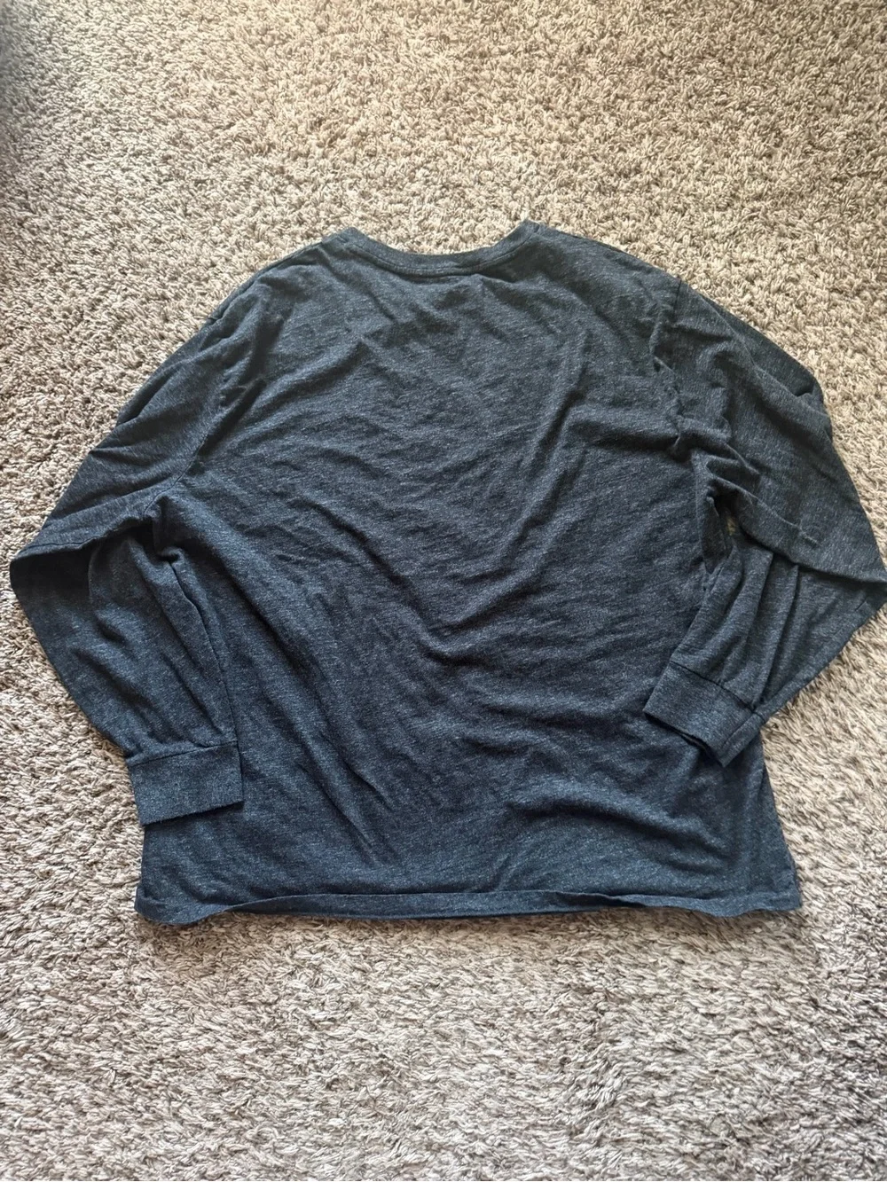 Polo Ralph Lauren Men's Long Sleeve Crew Neck T-Shirt Dark Grey Heather Size 2XB
